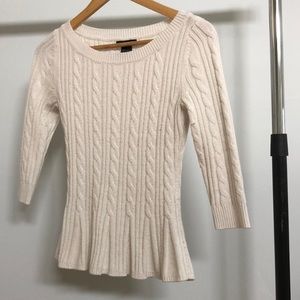 Two New York & Company 3/4 sleeve sweater and blouse